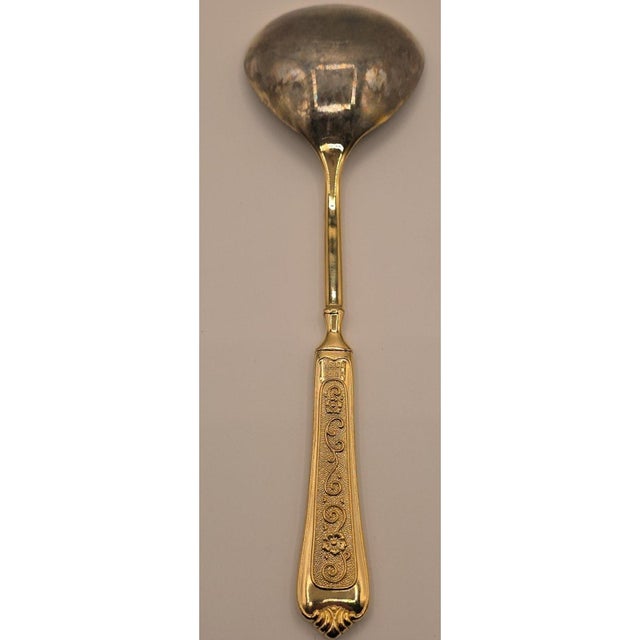 Contemporary Late 20th Century International Silver Company Vintage Silver Plate Gravy Ladle For Sale - Image 3 of 9
