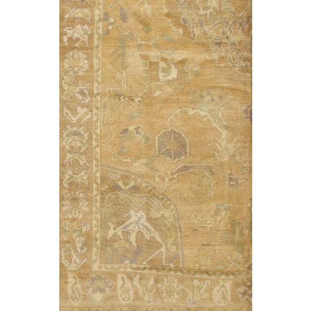 Vintage Circa 1940 Subdued Turkish Oushak Hand Woven Wool Rug 5ft 6in X 8ft 3in For Sale - Image 4 of 8
