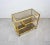 Gold Serving Bar Cart in Brass and Smoked Glass, Italy, 1970s For Sale - Image 8 of 15