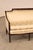 Federal Sheraton Style Upholstered Sofa With Carved Wood Frame For Sale - Image 15 of 18