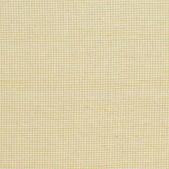 Sample - Schumacher Dalton Silk Gingham Fabric in Straw For Sale