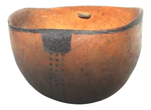 Vintage Handcarved Wooden African Bowl