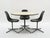 Green Set of Eames upholstered side chairs by Herman Miller For Sale - Image 8 of 8