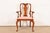 Henkel Harris Queen Anne Solid Cherry Wood Armchair or Dining Captain Chair For Sale - Image 11 of 11