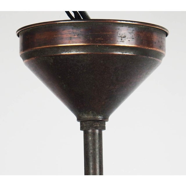 1940s Vintage Pendant Lights, 1930s, Set of 2 For Sale - Image 5 of 12