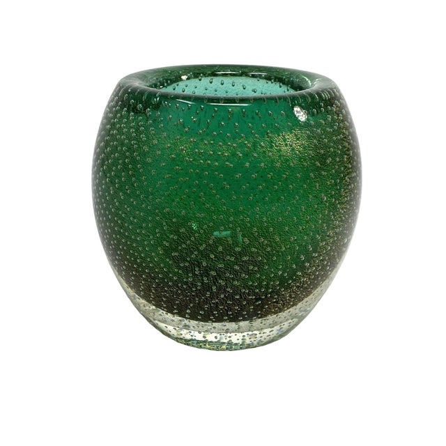 1980s Vintage Miniature Murano Bullicante Bowl For Sale - Image 5 of 5