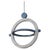Blue White Marble Stone Ring-Shaped Gaïa Lamp by Esther Knopfler For Sale - Image 15 of 15