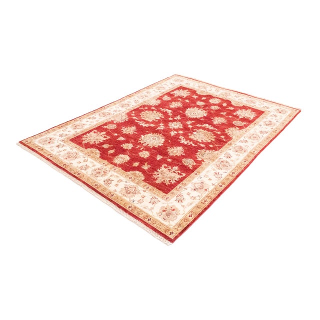 Middle Eastern Hand-Knotted Stonewashed Ziegler Rug For Sale - Image 3 of 11