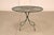 Vintage Wrought Iron Round Patio Table And Four Chairs Set For Sale - Image 12 of 18