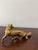 English Vintage English Brass Fox For Sale - Image 3 of 5