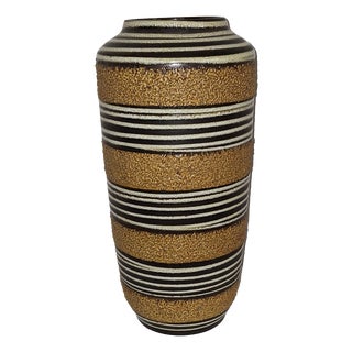 Large Vintage Ceramic Vase by Scheurich, 1970s For Sale
