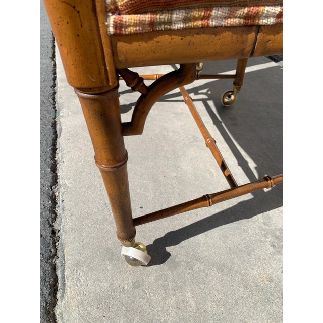 1960's Century Chair Co. Faux Bamboo Barrel Tub Chairs Set of 4 For Sale - Image 11 of 12
