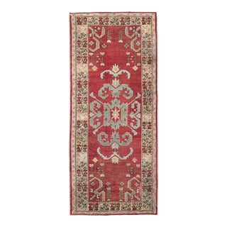 Galerie Shabab Collection Mid-20th Century Turkish Anatolian Wide Gallery Runner For Sale