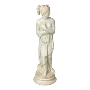 Late 19th Century Wonderful Carved Marble Statue of Venus 23”