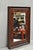 Antique American Empire Crotch Mahogany Wood Frame Rectangular Wall Mirror For Sale - Image 11 of 14