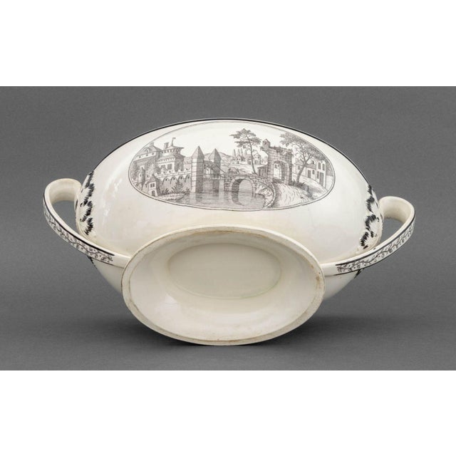 French Creamware Tableware, 3 Pcs. For Sale In New York - Image 6 of 15