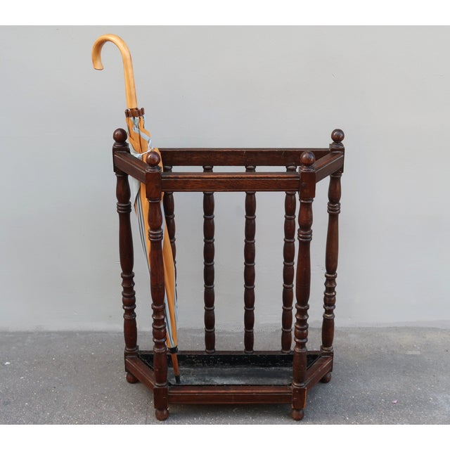 French Art Deco 1920 Umbrella Holder For Sale In Miami - Image 6 of 10