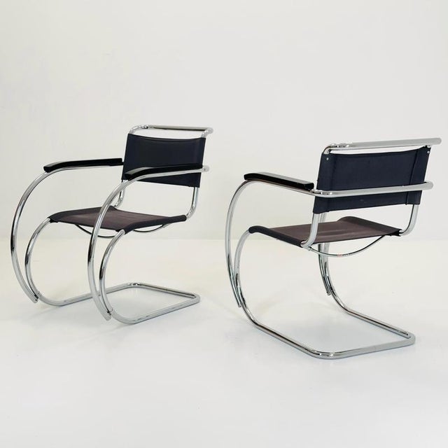 S533 MR20 Chair by Ludwig Mies Van Der Rohe for Thonet, 1980s For Sale - Image 5 of 18