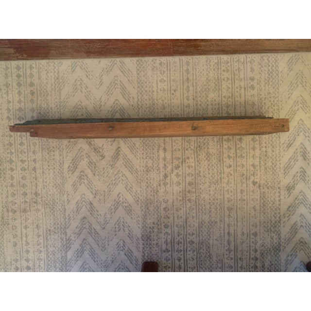 Antique Indian Rosewood Temple Door Beam For Sale - Image 12 of 13