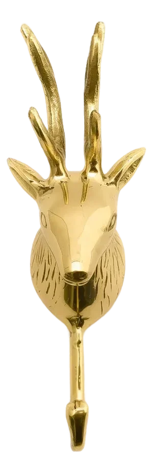 Brass Hook - Deer