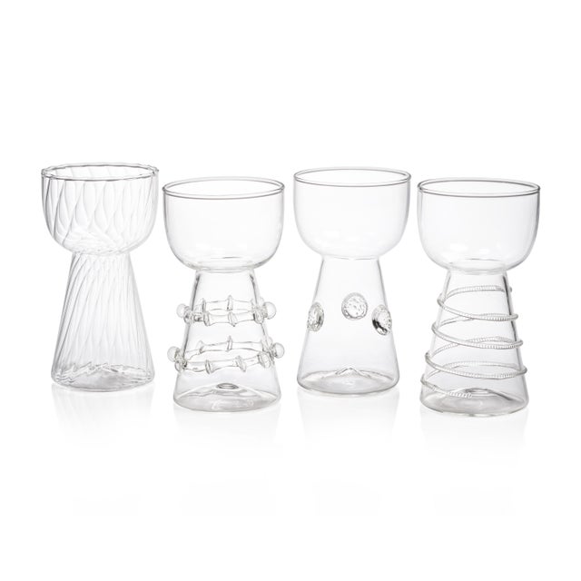Transparent Amélie Assorted Glass Vases, Set of 4 For Sale - Image 8 of 8
