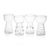 Transparent Amélie Assorted Glass Vases, Set of 4 For Sale - Image 8 of 8
