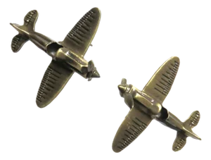 Pair of Airplane Lamp Finials
