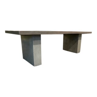 Restoration Hardware Concrete Pier Dining Table For Sale