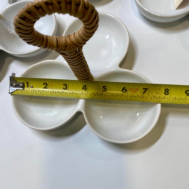 Frontgate Savannah Snack Caddy Serving Bowls For Sale - Image 11 of 15