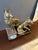 Antique Marble & Bronze Mantle Clock in the Style of Louis-Albert Carvin For Sale - Image 4 of 18