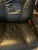 Ekornes ASA Ekornes Stressless Black Leather Recliner and Ottoman With Wood Base For Sale - Image 4 of 13