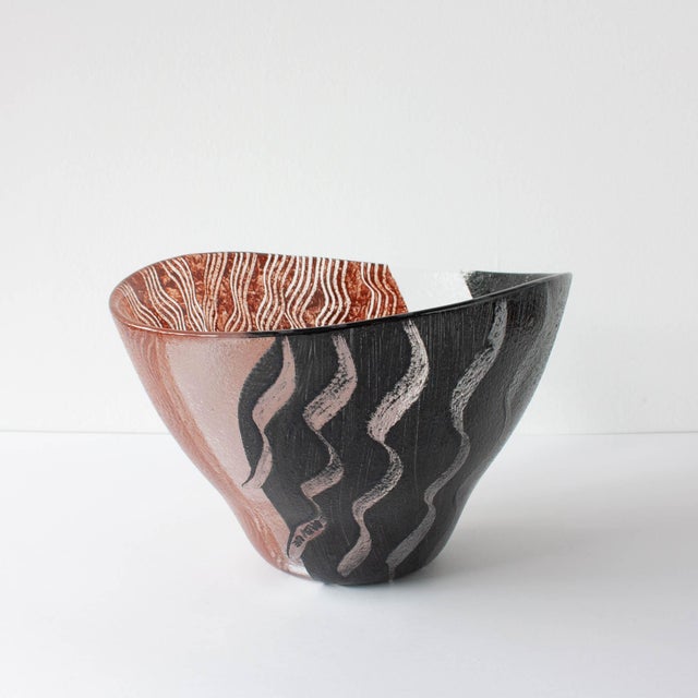 1980s Tonga Glass Bowl by Monica Backström for Kosta Boda, 1980s For Sale - Image 5 of 16