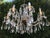 Large Crystal Hand.Cut Maria Chandelier, 1940s / 50s For Sale - Image 3 of 18