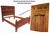 Vintage Cedar Double Bed, Swat-Tal, Pakistan For Sale - Image 17 of 18