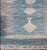 2020s 2020s Modern Tribal Kilim in Shades of Blue's and Gray's For Sale - Image 5 of 12