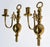 Mid-Century Modern Late 20th Century Mid-Century Modern Cast Brass Candle Holder Wall Sconces - A Pair For Sale - Image 3 of 17