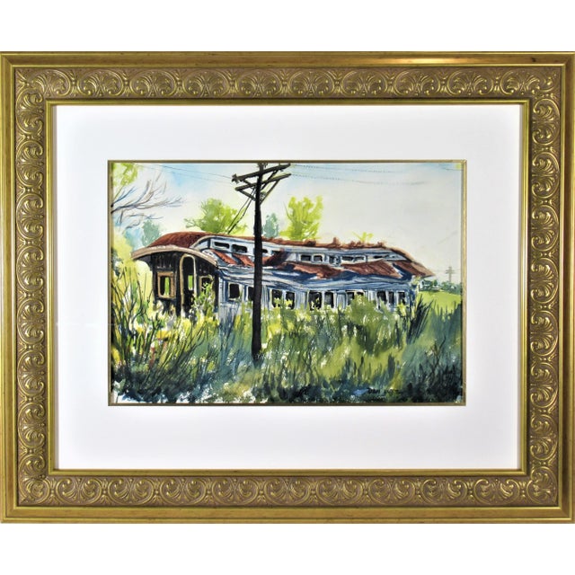 Dan (Daniel Stookey) Lutz, The Abandoned Train Car, Circa 1960 For Sale In San Francisco - Image 6 of 6