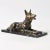 Art Deco Spelter Shepherd Dog Figurine, 1930s For Sale - Image 11 of 11