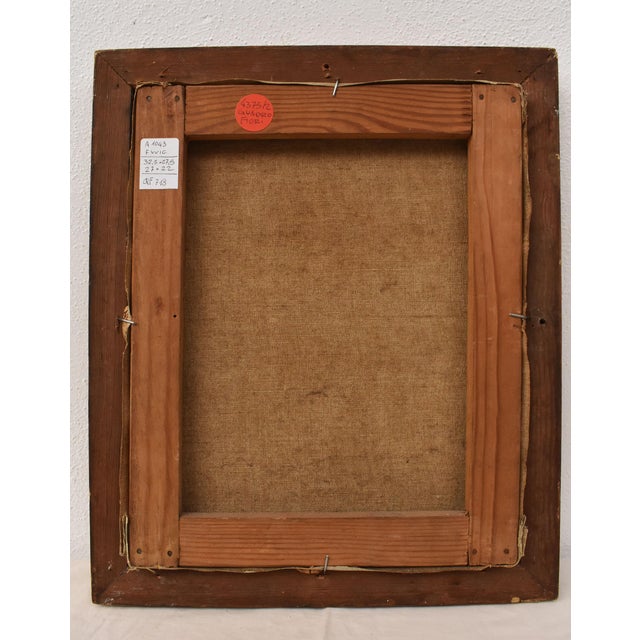 Kees Terlouw, Small Dahlias, Oil on Canvas, 20th Century, Framed For Sale - Image 10 of 11