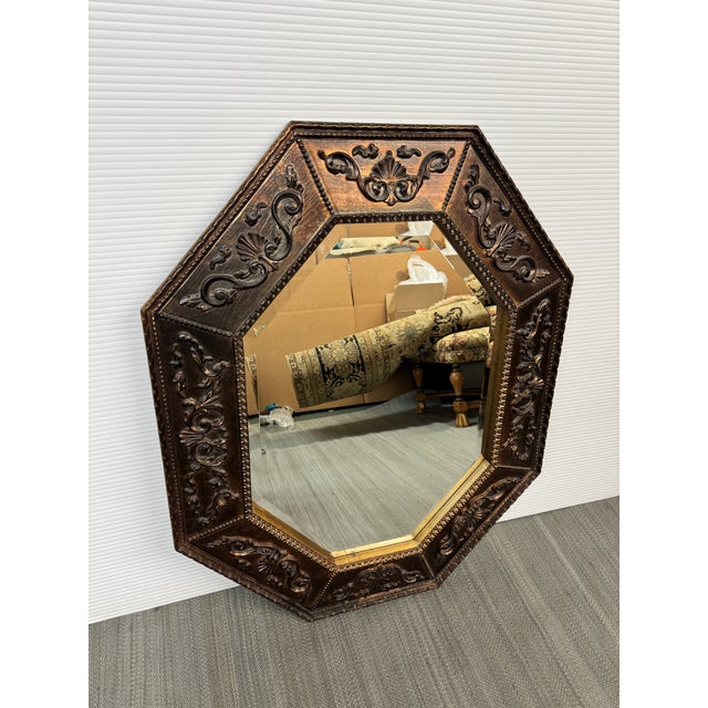 Carolina Mirror Company Octagonal Wall Mirror For Sale In San Francisco - Image 6 of 12
