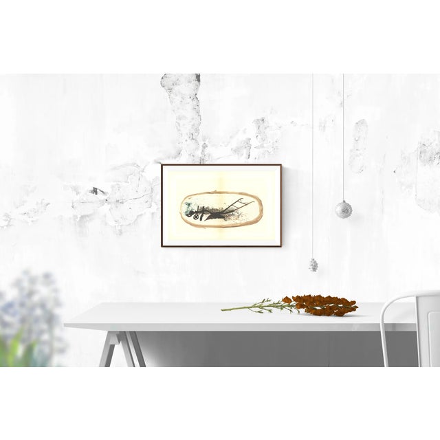 This lithograph titled La Charrue (The Plow) is a reproduction of an original work, published in the first edition of...