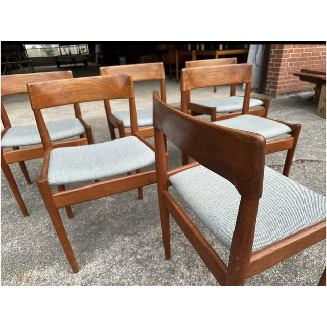 素晴らしい品質 Midcentury Danish Teak Dining Chair by P. Jeppesen for Grete サイドテーブル・ナイトテーブル・ローテーブル