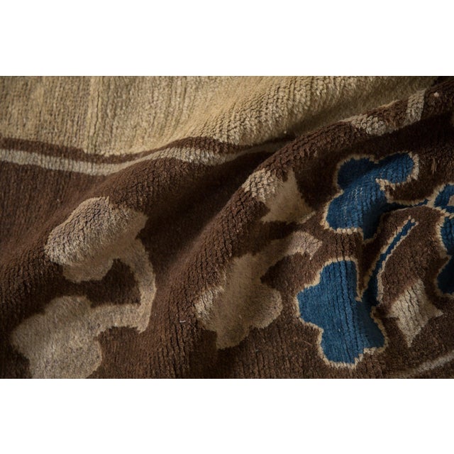 Camel Antique Peking Carpet - 9'10" X 11'6" For Sale - Image 8 of 17