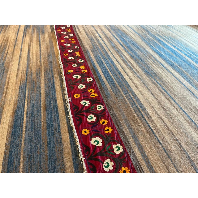 Vintage SUZANI Fabric. Looks beautiful in any home setting and is a great accent to any room. Can be used as wall hanging,...