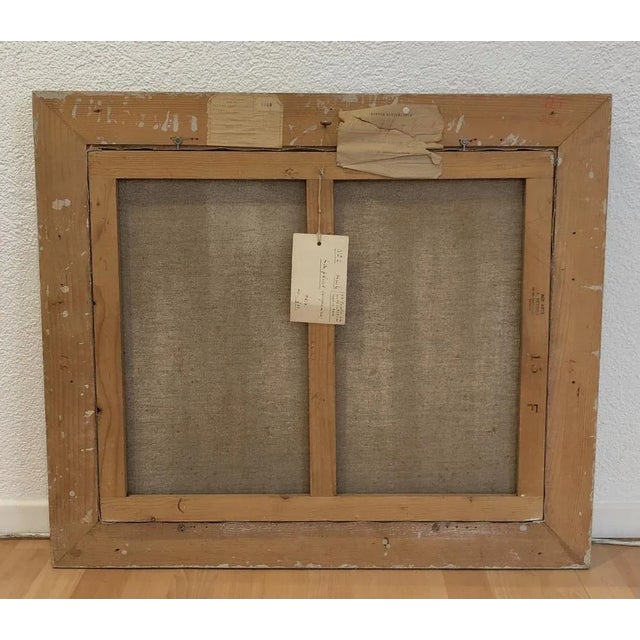 Herbert Theurillat, Carrefour de Rive un jour de pluie, Genève, 1920, Oil on Canvas, Framed For Sale - Image 11 of 13