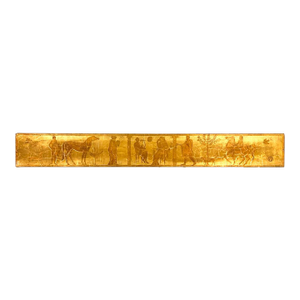 Vintage Lacquered Gilt Classical Architectural Frieze Wall Hanging