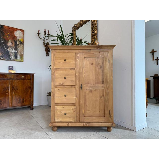 Rustic Farmhouse Pantry Cupboard For Sale - Image 13 of 13