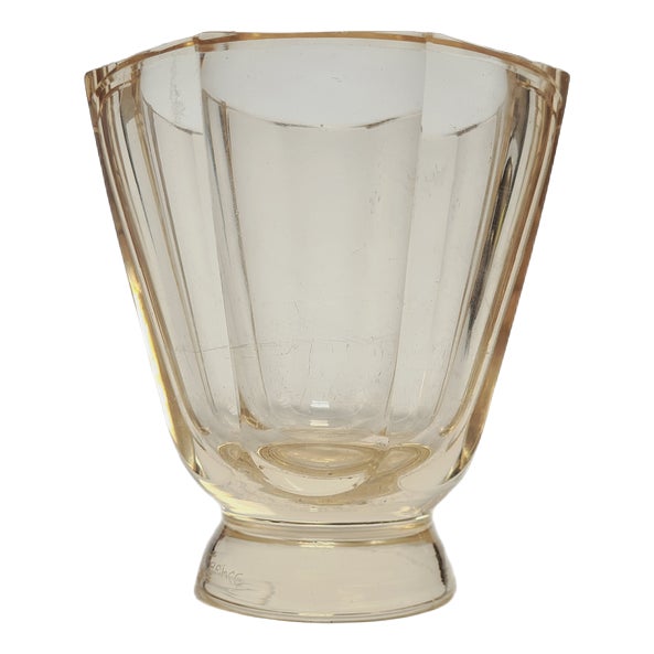 Art Deco Crystal Vase from Daum, France, 1930s For Sale