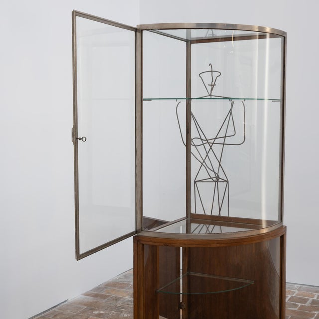 Art Deco Corner Display Cabinet, 1930 For Sale - Image 9 of 12