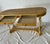 1980s Italian Hollywood Regency Oyster Burl Kidney Console Table With Carved Swans For Sale - Image 9 of 12